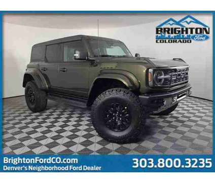 2024 Ford Bronco Raptor is a Green 2024 Ford Bronco Car for Sale in Brighton CO