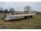 2024 Nordtek 102X24 DECKOVER ALUMINUM TILTBED TRAILER