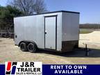 2025 Cross Trailers 7.5X14 Extra Tall UTV ATV Enclosed Cargo Trailer