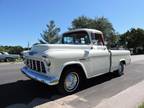 1955 Chevrolet Cameo Pickup White