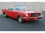 1965 Ford Mustang Red Convertible RWD