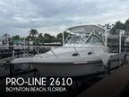 1999 Pro-Line 2610 Walkaround Boat for Sale