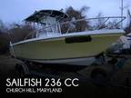 2002 Sailfish 236 CC Boat for Sale