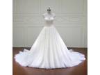 Chelsea's Appliqu Tulle Sweetheart A Line Wedding Dress