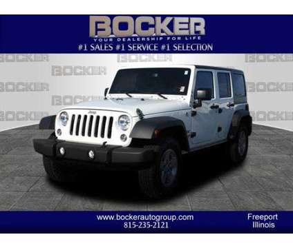 2015 Jeep Wrangler Unlimited Sport is a White 2015 Jeep Wrangler Unlimited SUV in Freeport IL