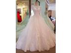 Addison's Princess Appliqu Long Sleeve Wedding Gown Without Train