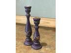 Hand Painted Candle Stick Holders