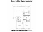 Courtside - 2 Bedroom 1 Bath