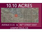 Plot For Sale In Juniper Hills, California