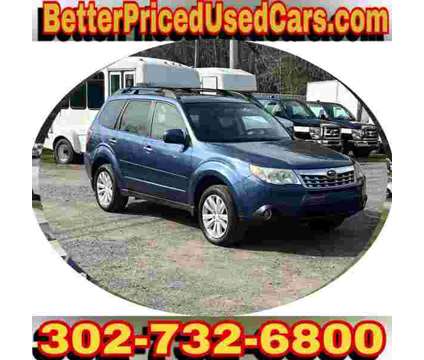Used 2012 SUBARU FORESTER For Sale is a Blue 2012 Subaru Forester 2.5i Truck in Frankford DE