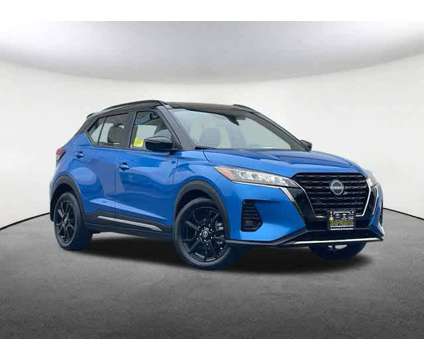 2023UsedNissanUsedKicksUsedFWD is a Black, Blue 2023 Nissan Kicks SR Car for Sale in Mendon MA