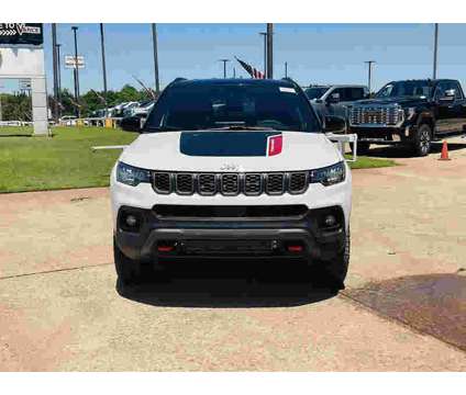 2024NewJeepNewCompassNew4x4 is a White 2024 Jeep Compass Car for Sale in Guthrie OK