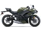 New 2024 Kawasaki Ninja® 650 ABS Metallic Covert Green/Metallic Spark Black