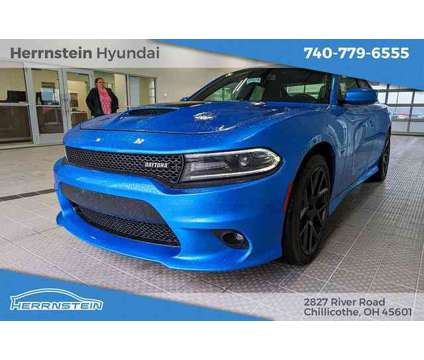 2018 Dodge Charger Daytona RWD is a Blue 2018 Dodge Charger Sedan in Chillicothe OH