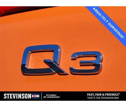 2021 Audi Q3 Premium 40 TFSI quattro Tiptronic is a Orange 2021 Audi Q3 SUV in Longmont CO