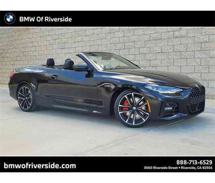 2023 BMW 4 Series 430i is a Black 2023 BMW 430 Model i Convertible in Riverside CA