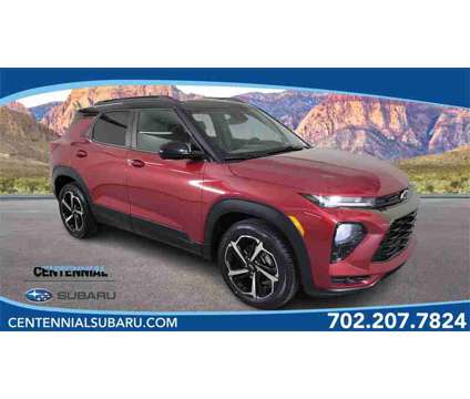2021 Chevrolet TrailBlazer RS is a Red 2021 Chevrolet trail blazer SUV in Las Vegas NV