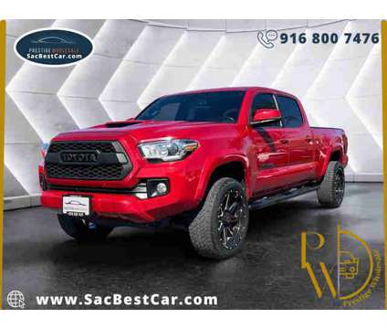 2018 Toyota Tacoma Double Cab for sale is a Red 2018 Toyota Tacoma Double Cab Car for Sale in Sacramento CA