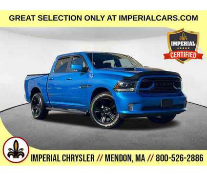 2018UsedRamUsed1500Used4x4 Crew Cab 5 7 Box is a Blue 2018 RAM 1500 Model Sport Car for Sale in Mendon MA