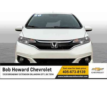 2020UsedHondaUsedFitUsedCVT is a Silver, White 2020 Honda Fit Car for Sale in Oklahoma City OK
