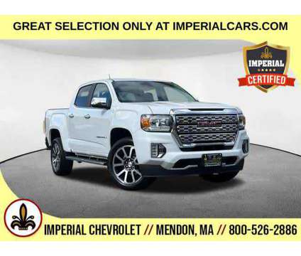 2021UsedGMCUsedCanyon is a White 2021 GMC Canyon Car for Sale in Mendon MA