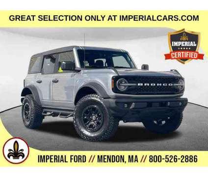 2022UsedFordUsedBroncoUsed4 Door Advanced 4x4 is a Silver 2022 Ford Bronco Car for Sale in Mendon MA