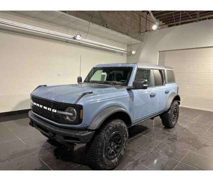 2024 Ford Bronco Wildtrak is a Blue, Grey 2024 Ford Bronco Car for Sale in Madison WI