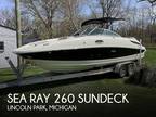 2011 Sea Ray 260 Sundeck Boat for Sale