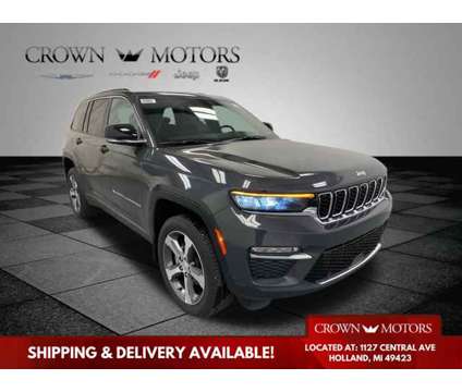 2024 Jeep Grand Cherokee Limited is a Grey 2024 Jeep grand cherokee Limited SUV in Holland MI