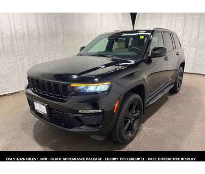 2024 Jeep Grand Cherokee Limited BLACK PACKAGE is a Black 2024 Jeep grand cherokee Limited SUV in Saint Charles IL