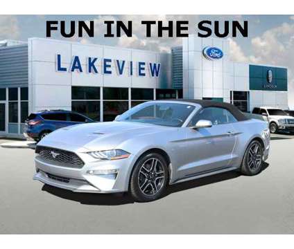 2020 Ford Mustang EcoBoost is a Silver 2020 Ford Mustang EcoBoost Convertible in Battle Creek MI