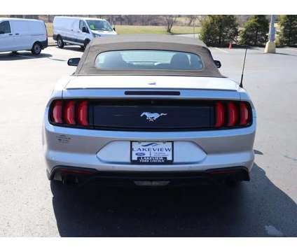 2020 Ford Mustang EcoBoost is a Silver 2020 Ford Mustang EcoBoost Convertible in Battle Creek MI