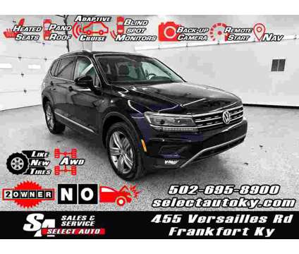 2018 Volkswagen Tiguan 2.0T SEL Premium 4Motion is a Black 2018 Volkswagen Tiguan 2.0T SEL SUV in Frankfort KY