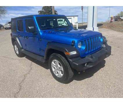 2022 Jeep Wrangler Unlimited Sport S is a Blue 2022 Jeep Wrangler Unlimited SUV in Cordell OK