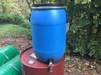 14 gallon food grade barrel with spigot (Jasper, Ga)