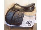 17.5" Voltaire Palm Beach Saddle - Full Buffalo - 2021 - 4A Flaps - 4.75" dot to