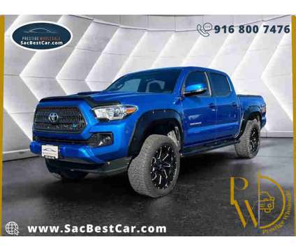 2017 Toyota Tacoma Double Cab for sale is a Blue 2017 Toyota Tacoma Double Cab Car for Sale in Sacramento CA