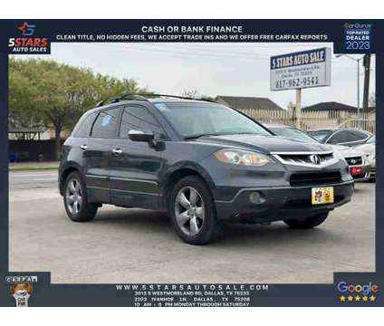 2007 Acura RDX for sale is a Grey 2007 Acura RDX Car for Sale in Dallas TX