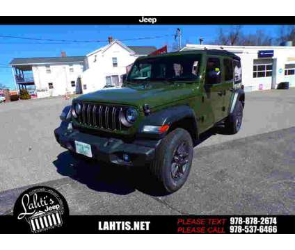 2024NewJeepNewWranglerNew4 Door 4x4 is a Green 2024 Jeep Wrangler Car for Sale in Leominster MA