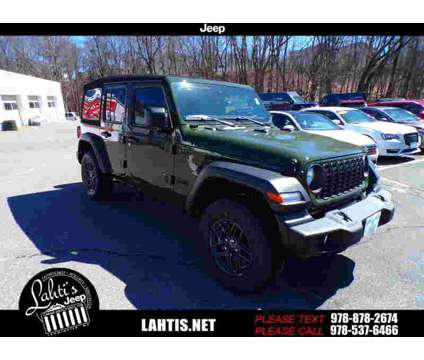 2024NewJeepNewWranglerNew4 Door 4x4 is a Green 2024 Jeep Wrangler Car for Sale in Leominster MA