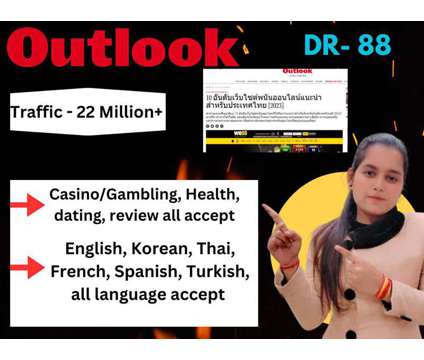I will publish your article on outlookindia in any language with high da is a Special Offers on Services service in Faridabad UP