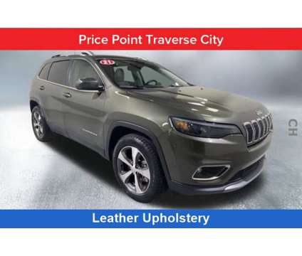 2021 Jeep Cherokee Limited is a Green 2021 Jeep Cherokee Limited Car for Sale in Traverse City MI