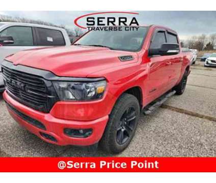 2021 Ram 1500 Big Horn is a Red 2021 RAM 1500 Model Big Horn Car for Sale in Traverse City MI