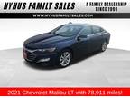 2021 Chevrolet Malibu Blue, 79K miles