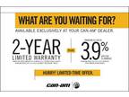 2 Year Limited Warranty Plus 3.9% APR on Can-Am ATVâ€™s