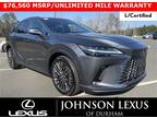 2024 Lexus RX 450h+ Luxury $76,560 MSRP/UNLIMITED MILE WARRANTY/5.99% FIN