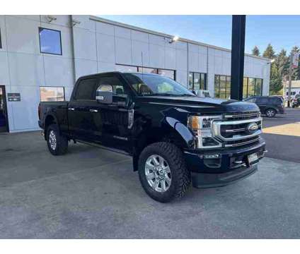 2022 Ford F-350SD Platinum is a Blue 2022 Ford F-350 Platinum Truck in Portland OR