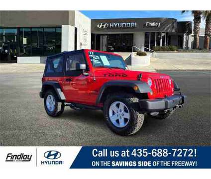 2017 Jeep Wrangler Sport is a Red 2017 Jeep Wrangler Sport SUV in Saint George UT