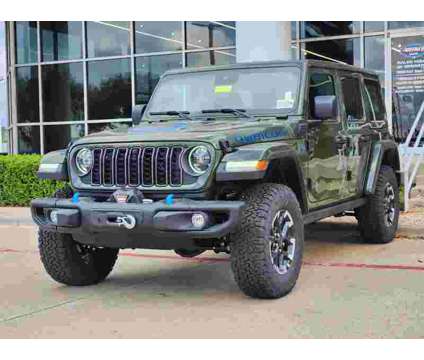 2024NewJeepNewWrangler 4xeNew4x4 is a Green 2024 Jeep Wrangler Rubicon SUV in Lewisville TX