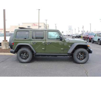 2024NewJeepNewWranglerNew4 Door 4x4 is a Green 2024 Jeep Wrangler Car for Sale in Greenwood IN